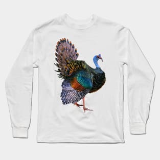 Ocellated Turkey Long Sleeve T-Shirt